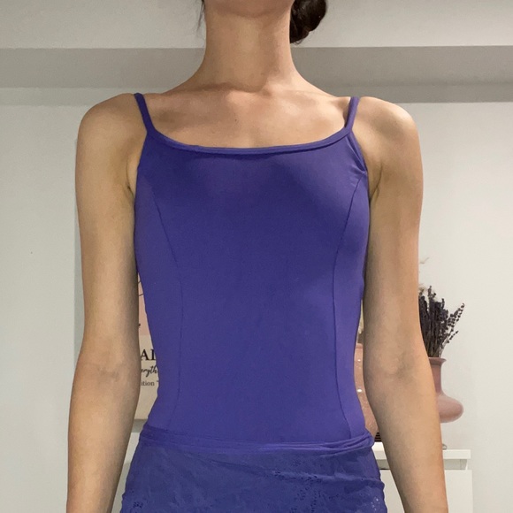 Purple Princess Cut Ainsliewear Ballet Leotard - Picture 2 of 4